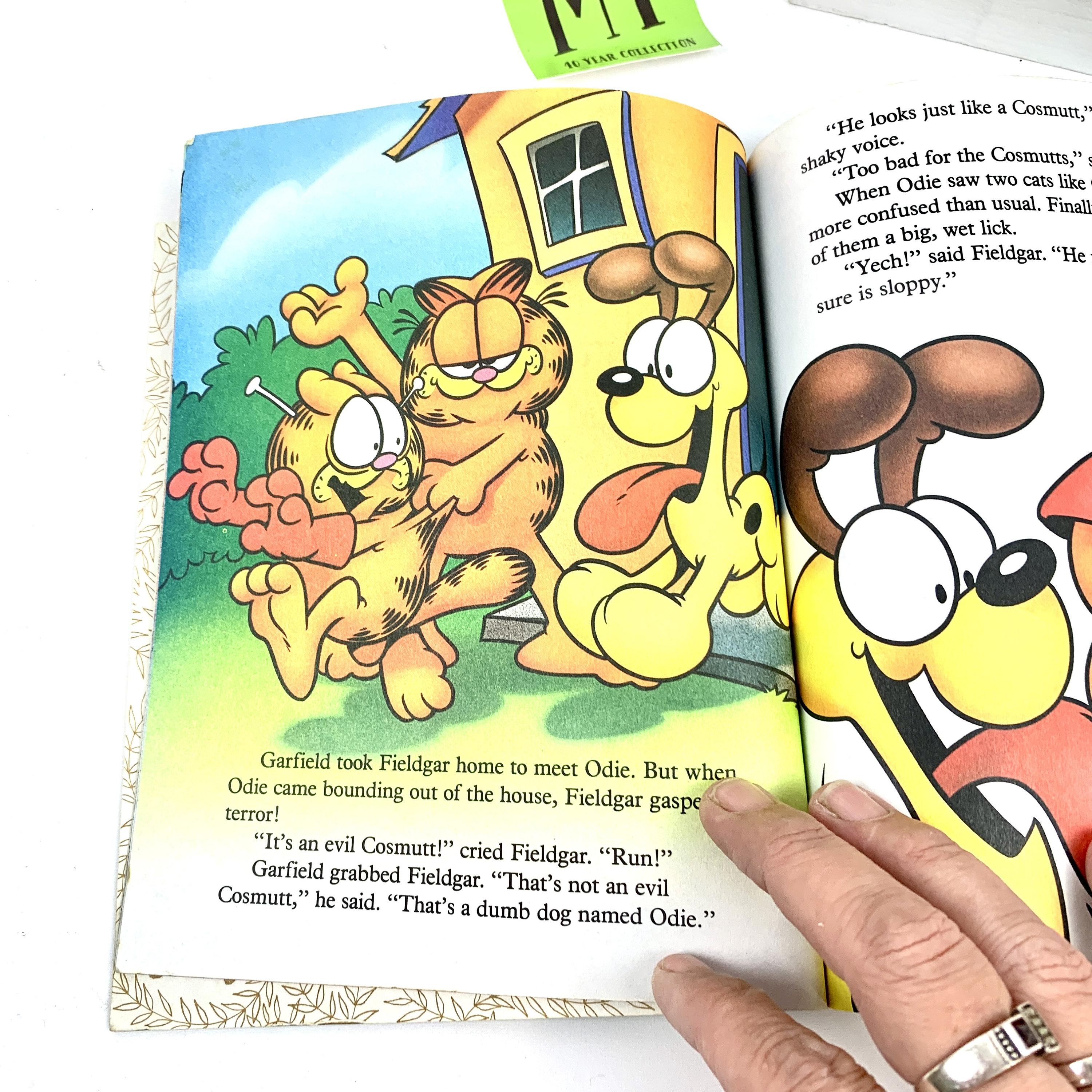 1988 Garfield and the Space Cat a Litlle Golden Book by Jim Davis 