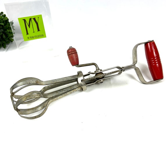 Red 2024 handheld mixer