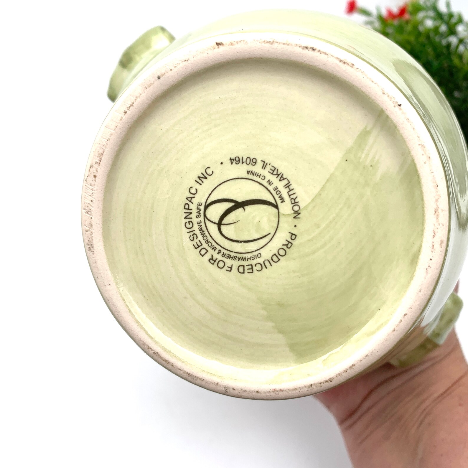 Vintage Ceramic Canister With Lid Produced for Designpac Inc Etsy