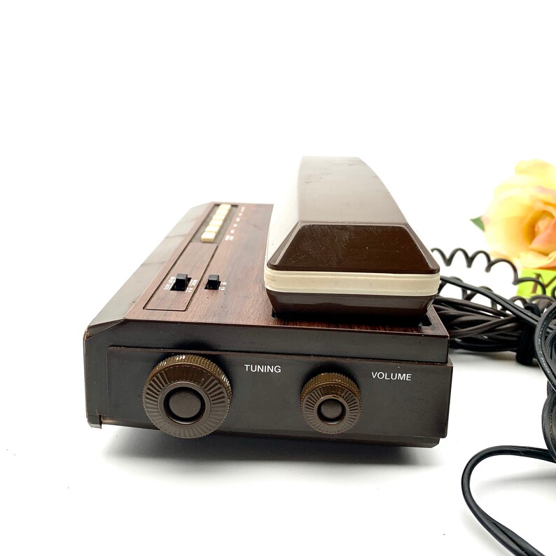 Audiosonic Vintage Am Fm Clock Radio Telephone Retro Decor Etsy