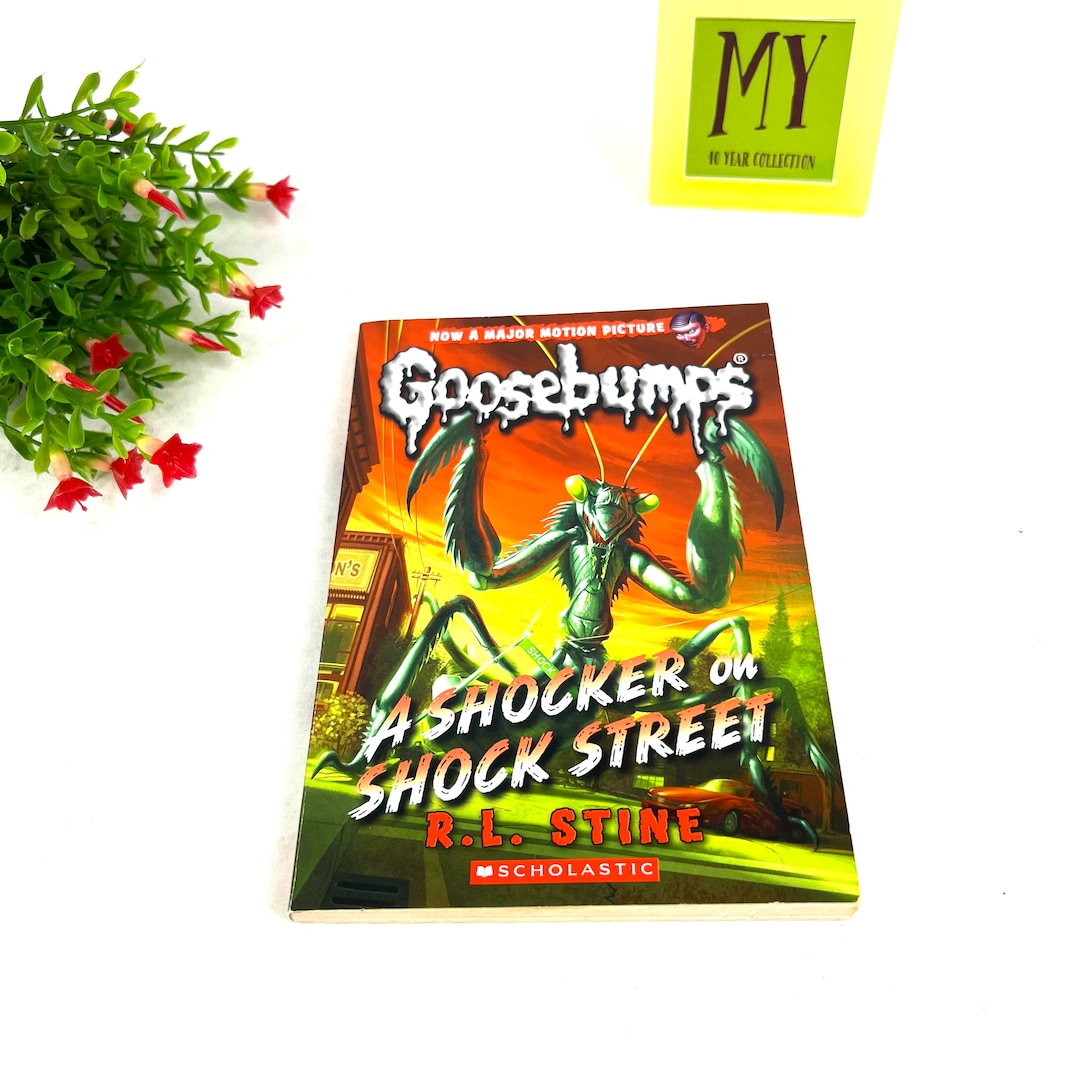 1995 Goosebumps by R.L. Stein A Shocker on Shock Street Scholastic Book