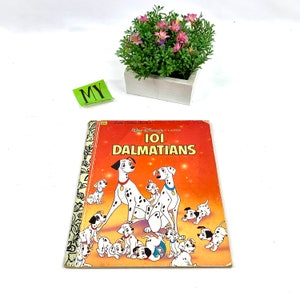 1991 Walt Disney's Classic 101 Dalmatyńczyków Mała Złota Książeczka Klasyczna Adaptacja Justine Korman My40YearCollection
