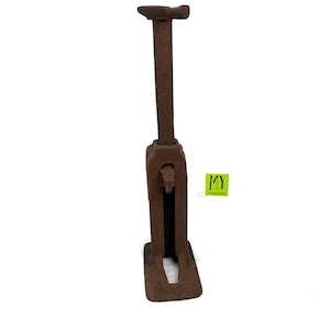 Antique Early 1900s Cast Iron Auto Jack – Model T Era - Rustic ...