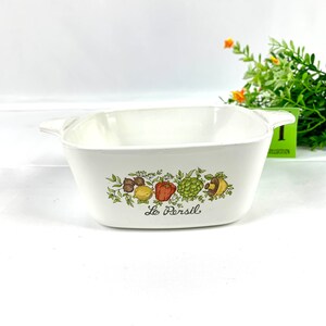 Vintage Spice of LIfe Corning Ware Le Persil  Petit Pan with No Lid P-43-B Herb Motif Retro Cookware Bakeware My40YearCollection