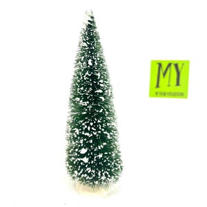 Vintage Mini Decorative Snowy Christmas Tree - Bottle Brush Mini Sisal Tree - Sisal Christmas Tree - Made in China - My40YearCollection