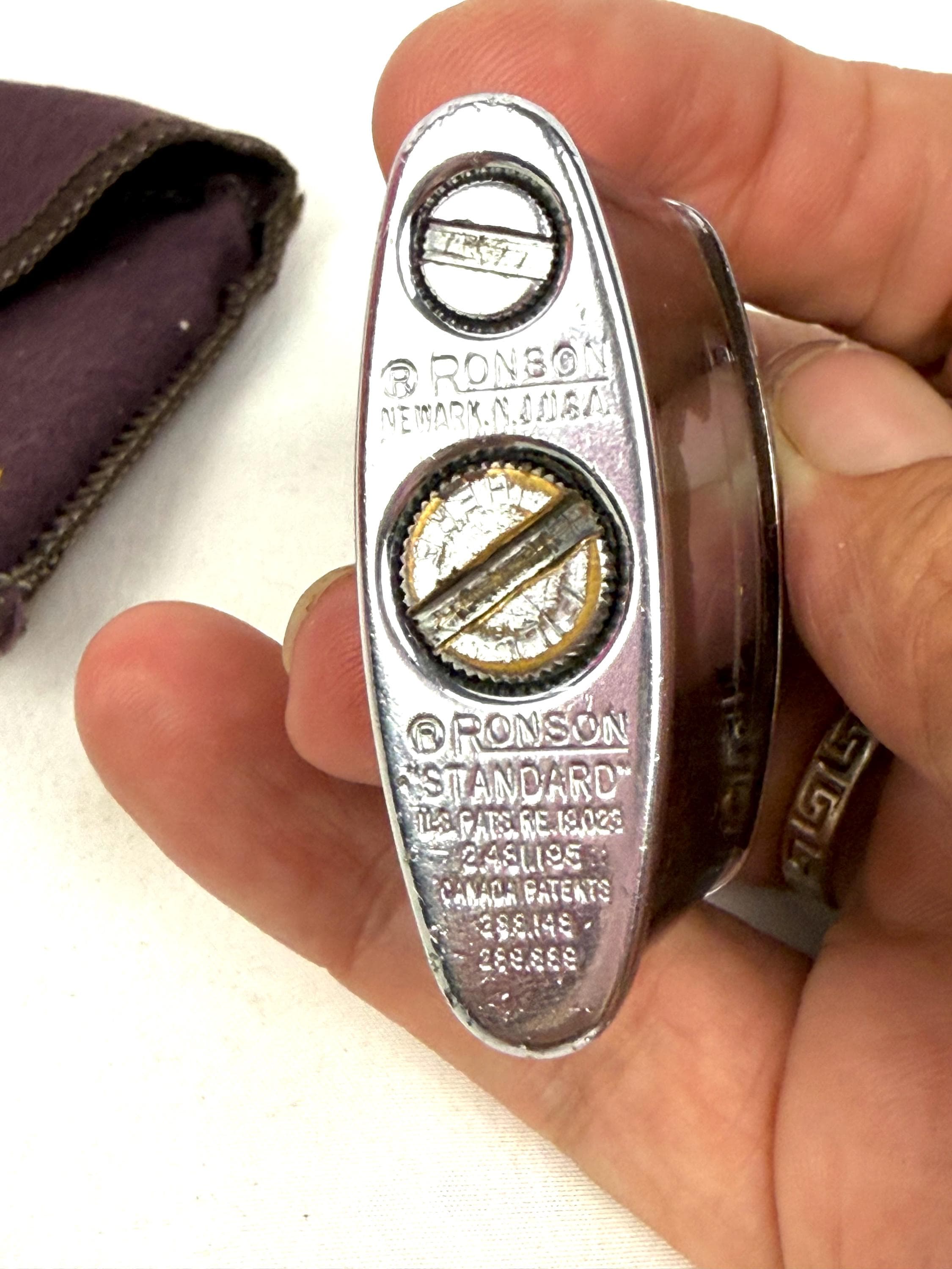 ヴィンテージ ロンソン スタンダードライター（オリジナルポーチ付き