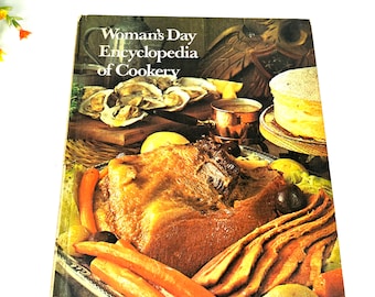 1973 Women's Day Encyclopedia of Cookery Volume 1 Cookbook - Hardcover Vintage Recipe Book My40YearCollection