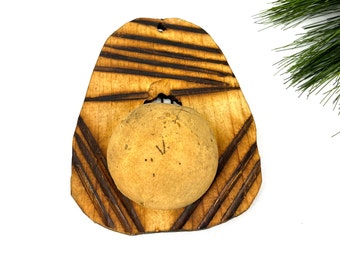 Vintage African Thumb Piano Kalimba – Handcrafted Wood and Gourd Mbira Style Instrument