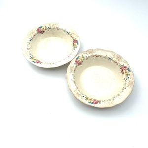 Antique Homer Laughlin CHELSEA Bowls Dessert Bowl Pair of Bowls Antique Porcelain