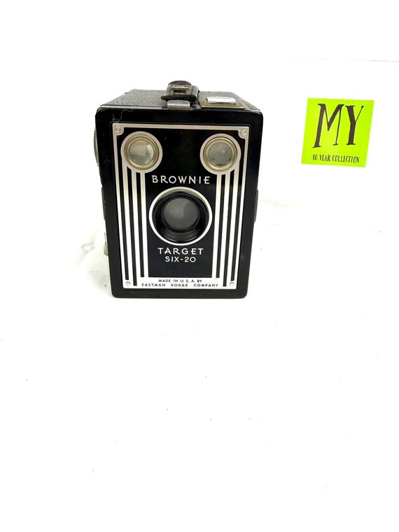 Vintage Kodak Brownie Target Six-20 Box Camera Art Deco Display