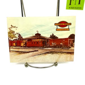 Carte postale vintage - Gare Victoria - Restaurant unique et passionnant - Louisville KY - Carte postale vierge - My40YearCollection