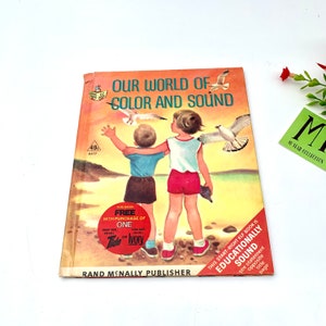1967 Il nostro mondo di colori e suoni: libro per bambini sugli elfi di Rand McNally