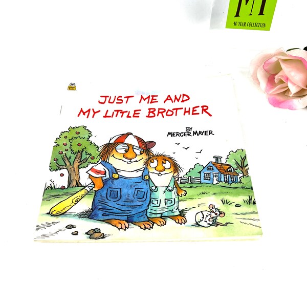 Vintage Book - 1991 Just Me and My Little Brother by Mercer Mayer - Little Critter - My40YearCollection