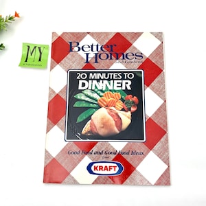 1987 Better Homes and Gardens 20 Minutes zum Abendessen Kochbuch Softcover Vintage Rezepte My40YearCollection