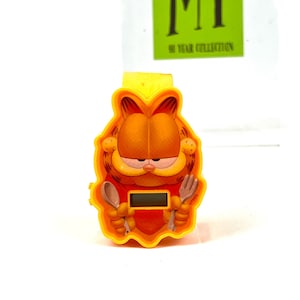 Vintage 1999 Garfield Digitaluhr - Burger King Kindermahlzeit-Spielzeug - My40YearCollection