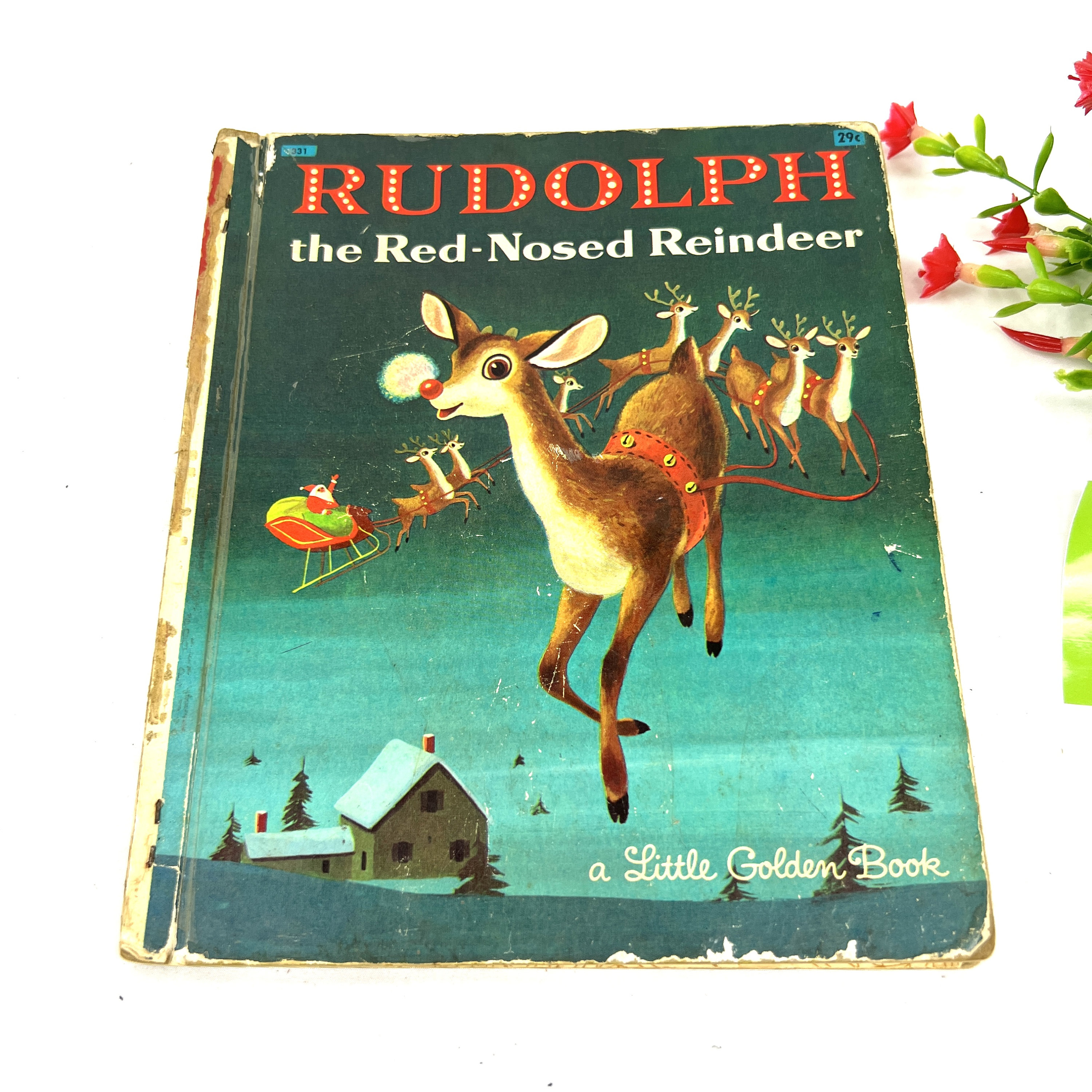 1958 Rudolph the Red-nosed Reindeer: A Little Golden Book - Etsy