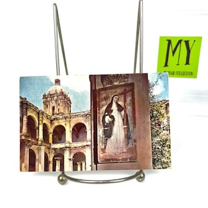 Vintage postcard - Corner of Santo Domingo - Spanish Colonial Period - Oaxaca Mexico - Posted  My40YearCollection