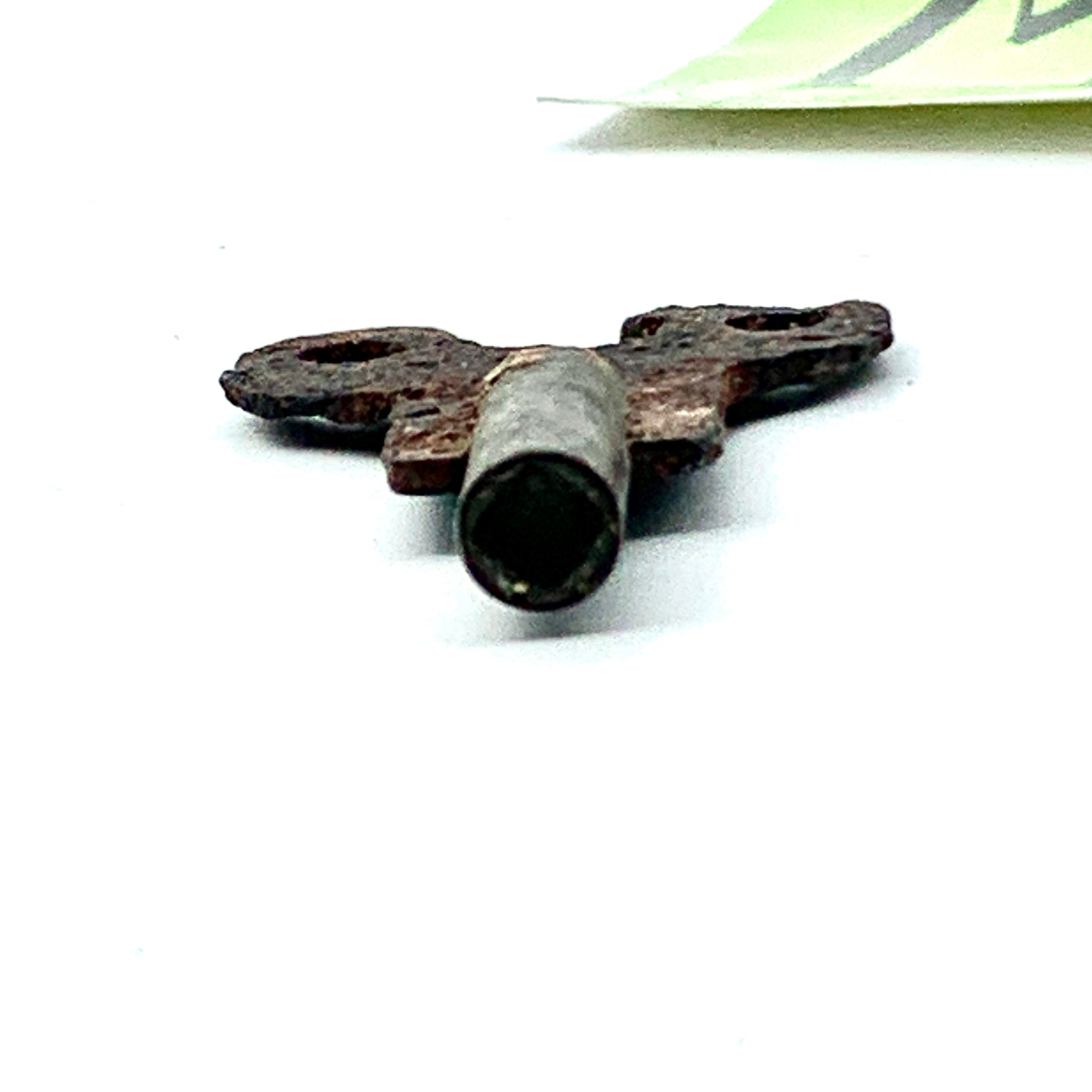 Antique Rusty Small Clock Key Wall Clock Winding Key Metal Etsy