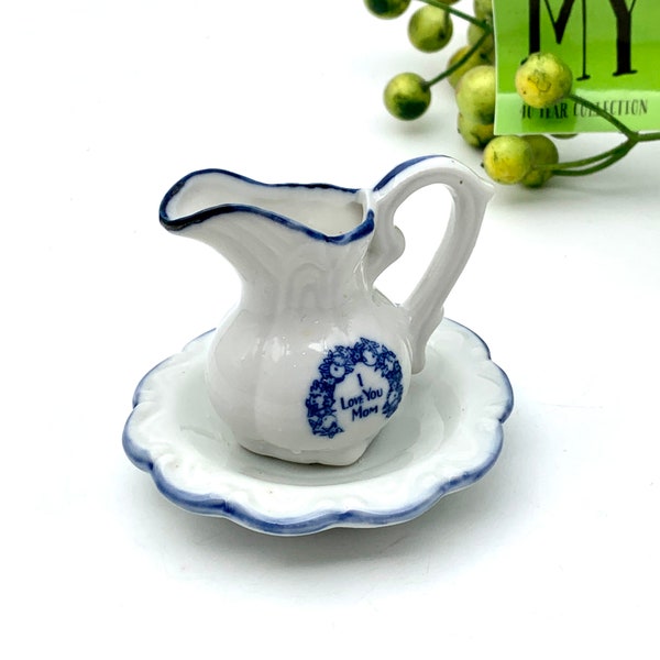 Miniature Pitcher and Wash Basin Etsy