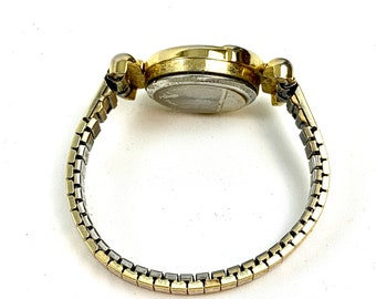 Vintage Ladies Quartz Japan Movement Watch Two Tone