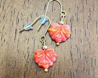 Autumn Maple Leaf Earrings