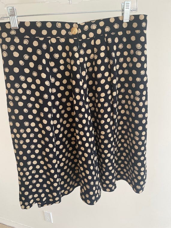 KL Karl Lagerfeld Italy Vintage Polka Dot Skirt S… - image 9