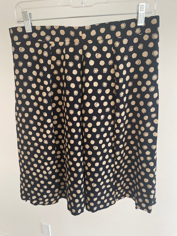 KL Karl Lagerfeld Italy Vintage Polka Dot Skirt S… - image 8