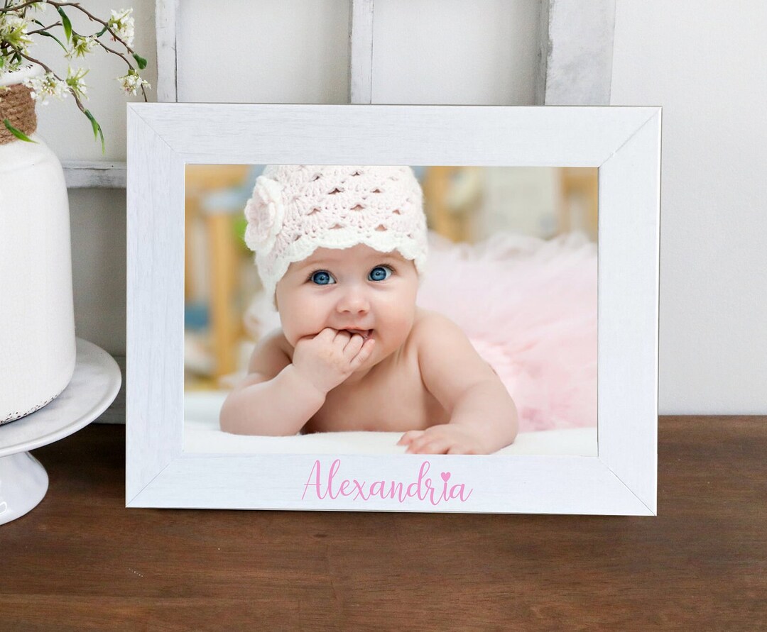 Personalized Baby Picture Frame, Gift for Baby, Baby Shower Gift