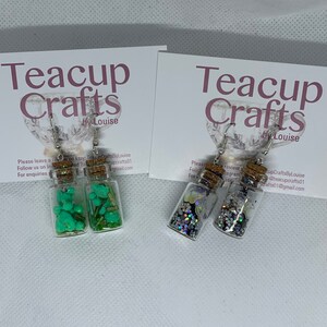 Medium Potion jar &#39;pick and mix&#39; Earrings | sweetie jars | potion jars | lightweight jewellery