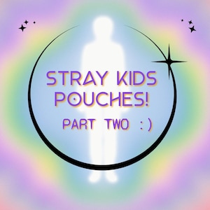 ¡Bolsas con cremallera de Stray Kids! (Kpop) / Bolsa de cosméticos / Bolsa de maquillaje / Bolsa para accesorios / Estuche para lápices / Billetera / Viajes