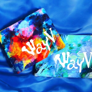 WayV Zipper Pouches | Cosmetic Bag | Makeup Bag | Accessory Pouch | Pencil Pouch | Wallet | Travel