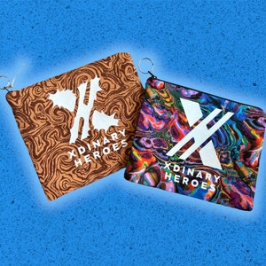 Xdinary Heroes Zipper Pouches | Cosmetic Bag | Makeup Bag | Accessory Pouch | Pencil Pouch | Wallet | Travel