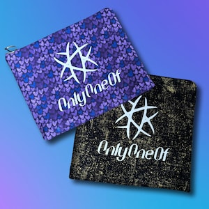 Estuches con cremallera OnlyOneOf (Kpop) / Estuche para cosméticos / Estuche para maquillaje / Estuche para accesorios / Estuche para lápices / Billetera / Estuche de viaje
