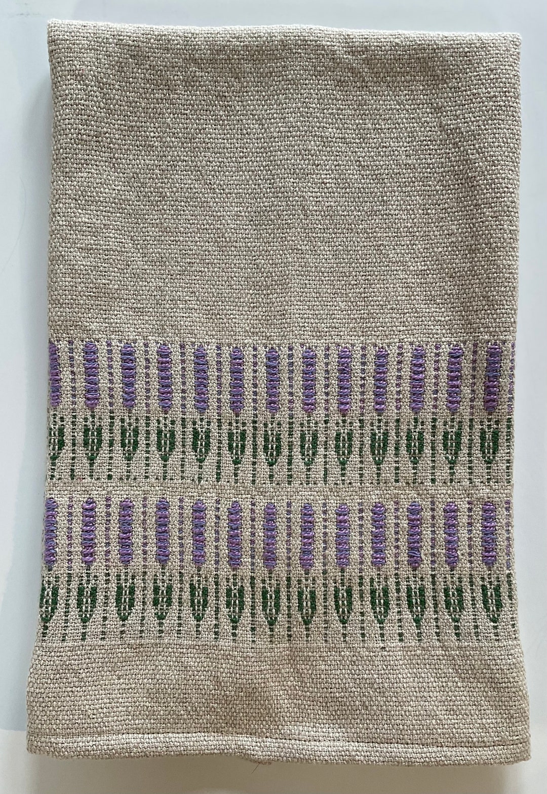 Handwoven Tea Towels Featuring Lavender - Etsy