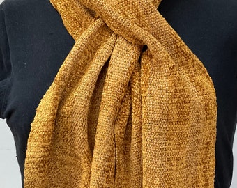 Self Tie Scarves in Harvest Gold