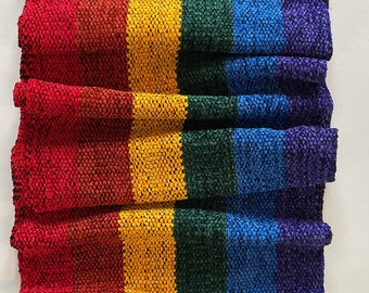 Handwoven Scarves in A Rainbow of Colors