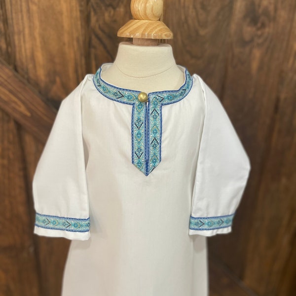 Orthodox Baptismal Gown, Orthodox Baptismal Robe, Infant Baptismal Gown