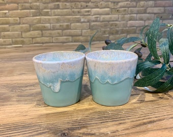 Flat white | cortado | coffee cups | set of two