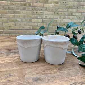 Flat white | cortado | coffee cups | set of two