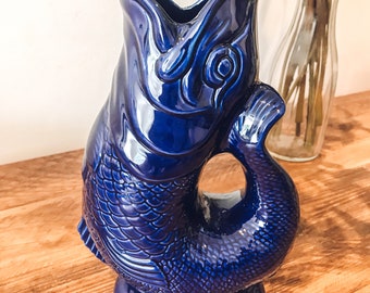 The Leonardo Collection Fish Jug/Vase Pink 20cm For Kitchen & Home