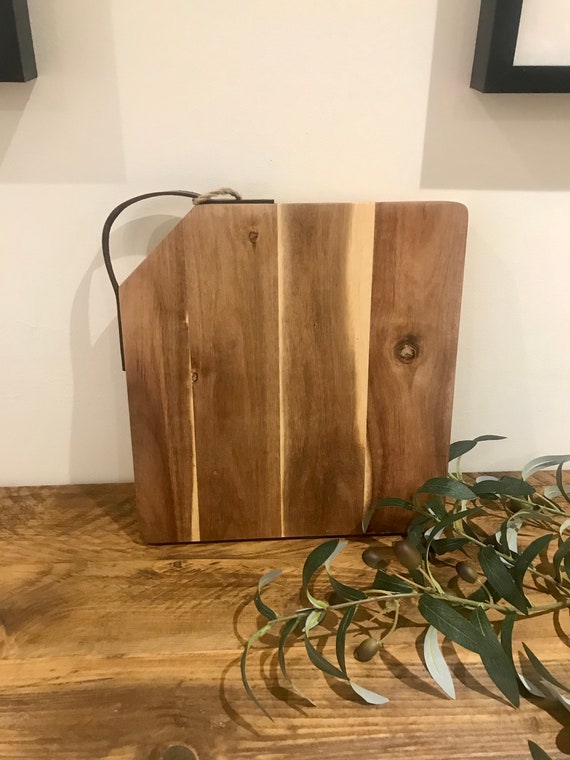 Tabla De Servir De Madera De Acacia En Soporte - Bandejas De | Cuotas