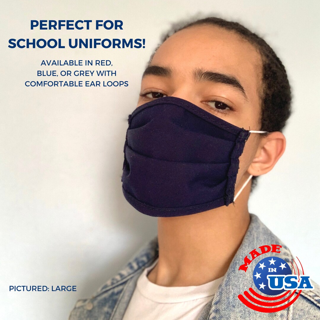 School Uniform Face Mask Etsy