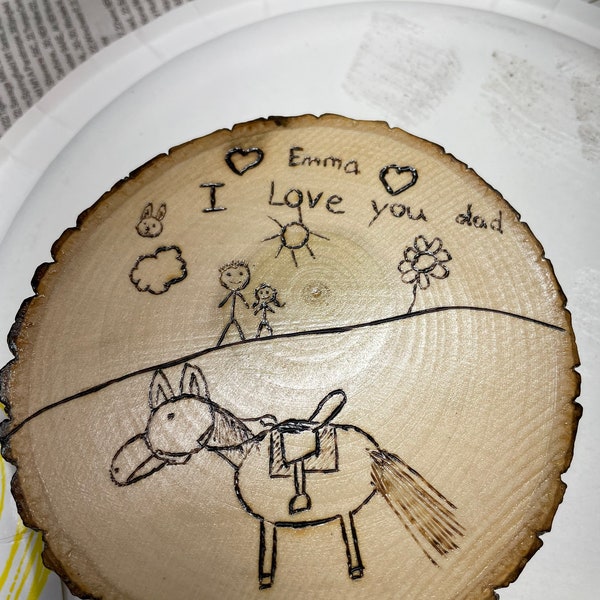 Wood Burned Art Etsy