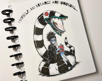 Tim Burton Beetlejuice Planner Cover Set: Halloween Theme