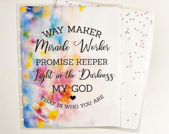 Christian Planner Cover: Bible Verse Disc Bound Cover