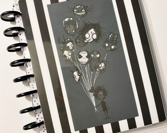 Tim Burton Style Planner Cover Set: Halloween Theme