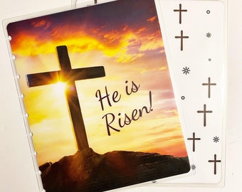 ¡Ha resucitado! Portada de la agenda cristiana: Encuadernación de discos