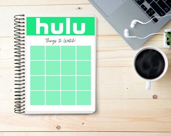 TV Tracker | Movie Tracker | Printable | Habit tracker | Bullet Journal | Printable movie checklist | Hulu | The Happy Planner | Planner