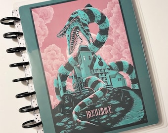 Beetlejuice Planner Cover Set: Tim Burton Style, Halloween Theme