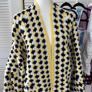 Handmade Crochet Hexagon Cardigan